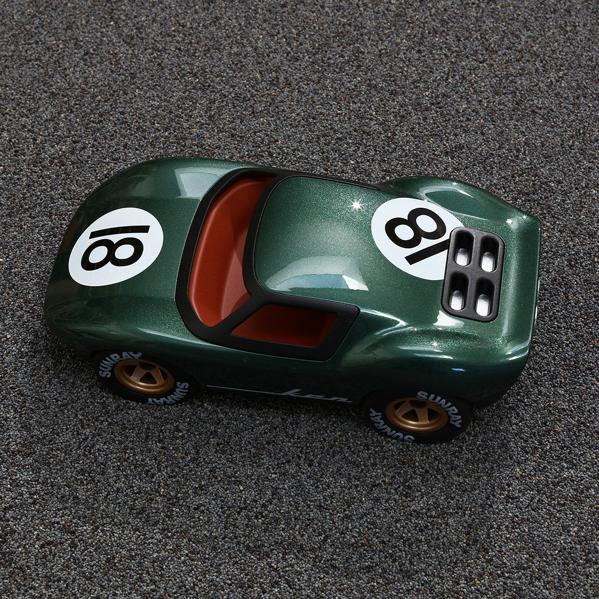 Mini Ken Rogers Toy Car - Metallic Green
