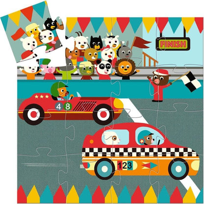 Mini Racing Car Puzzle