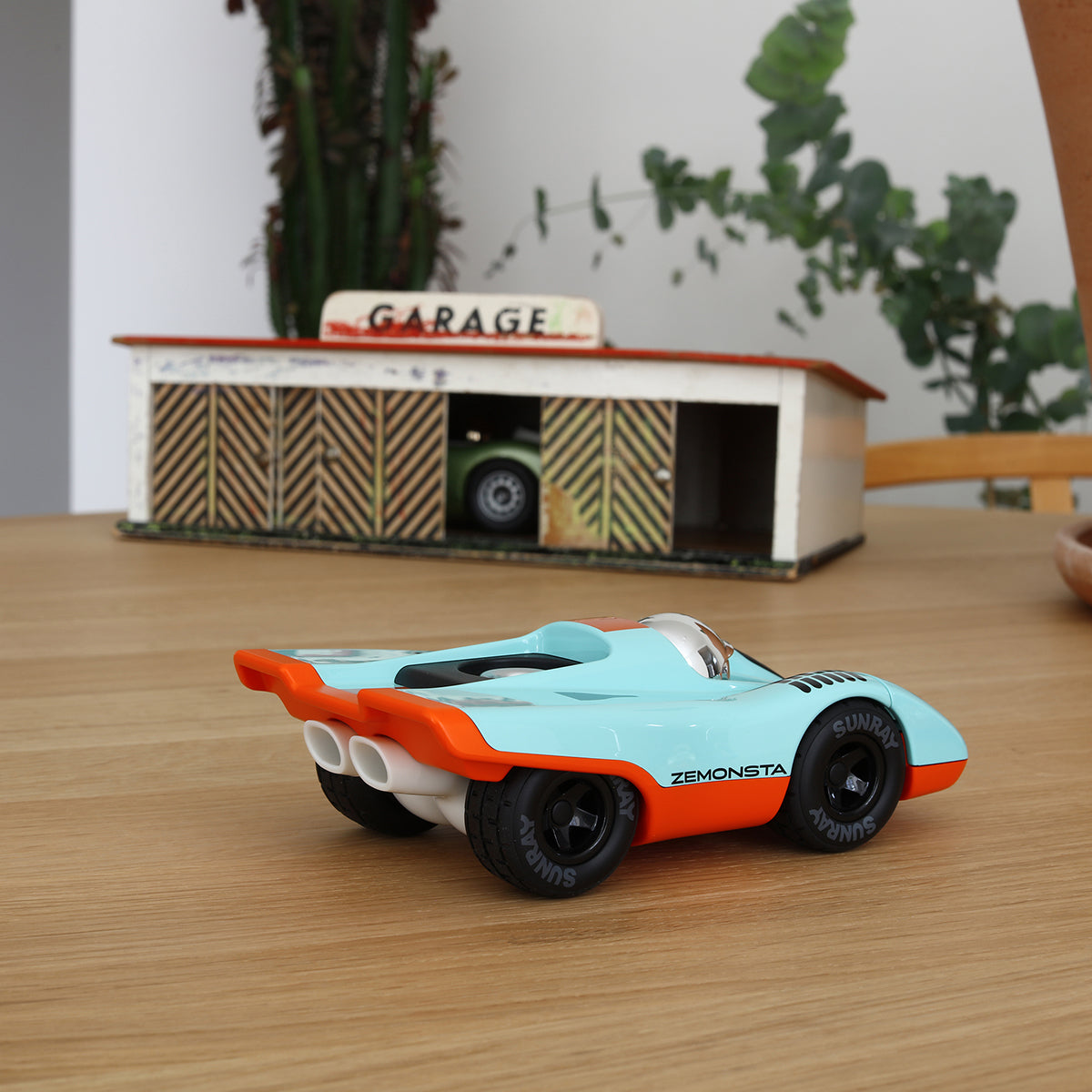 Mini Zemonsta Klaus Toy Car - Blue/Orange