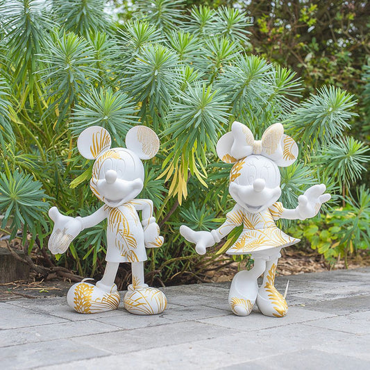 Minnie Mouse 12" Star Style Martyn Lawrence Bullard Figurine - White & Gold