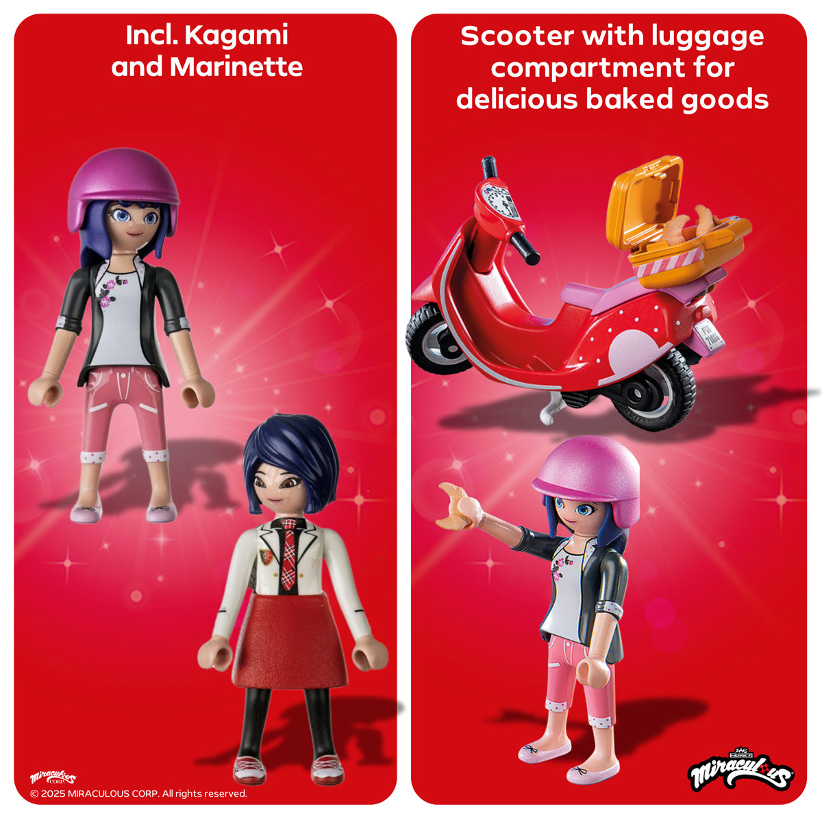 Miraculous: Paris Scooter Ride Playset