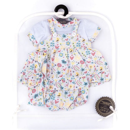 My FAO Doll Outfit - Flower and Rainbow Dungarees
