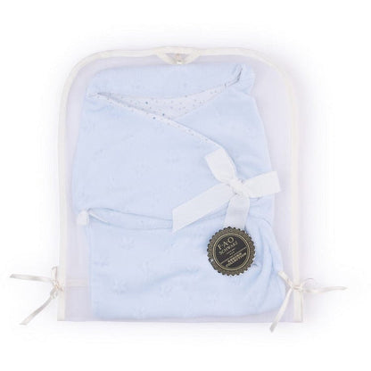 My FAO Doll Swaddle - Light Blue Stars
