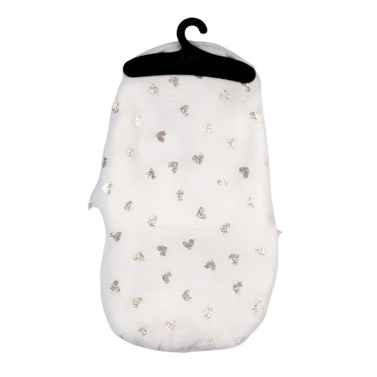 My FAO Doll Swaddle - White With Gold Hearts
