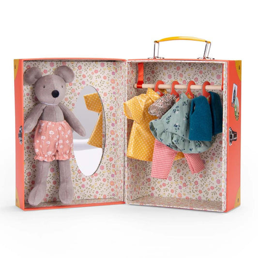 Nini Doll with Little Wardrobe Suitcase - The Big Family
