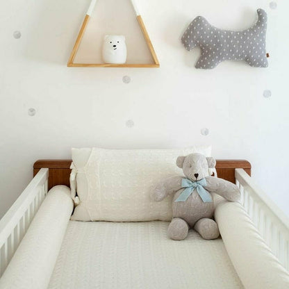 Off-White Crib Blanket