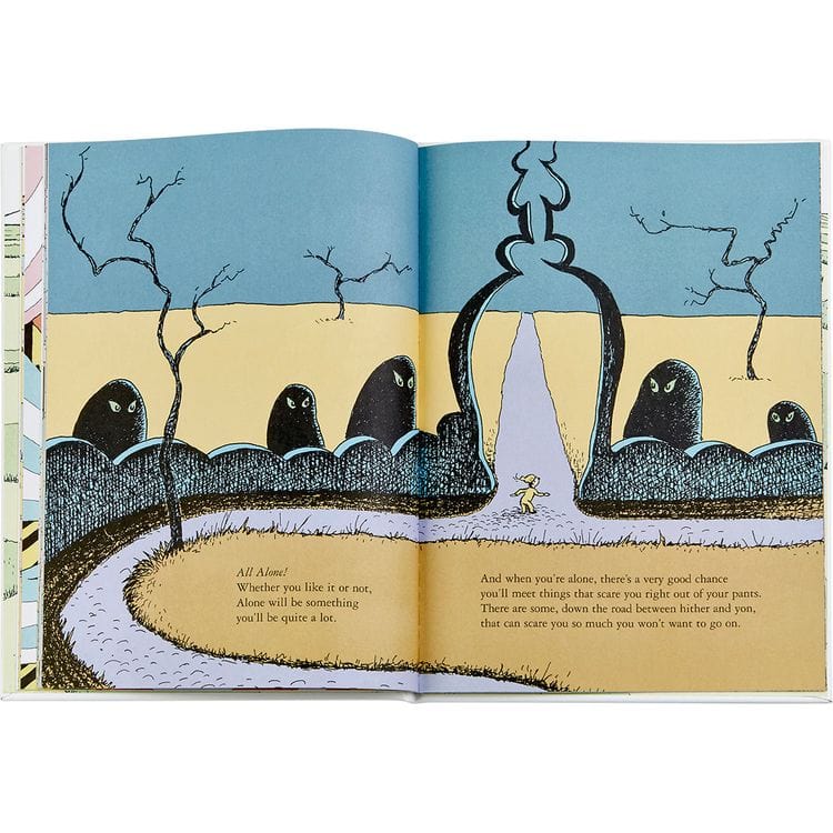 "Oh The Places You'll Go" by Dr. Seuss Leather-Bound Book