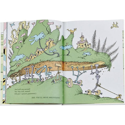 "Oh The Places You'll Go" by Dr. Seuss Leather-Bound Book