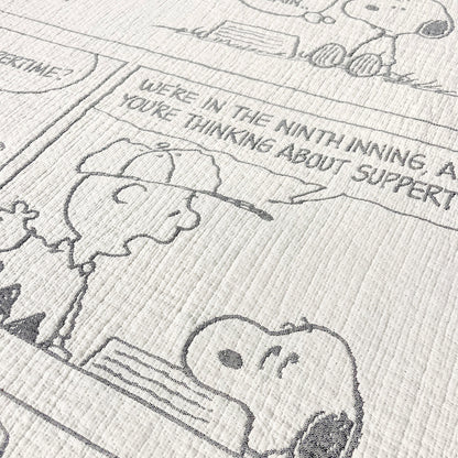 Peanuts Blanket Comic Baseball