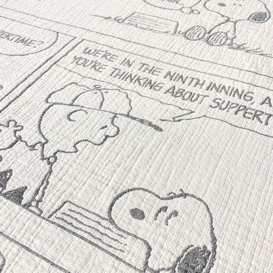 Peanuts Blanket Comic Baseball