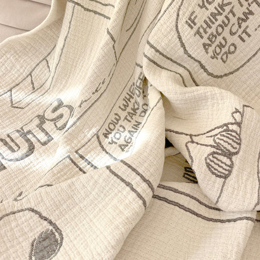 Peanuts Blanket Comic Flightschool