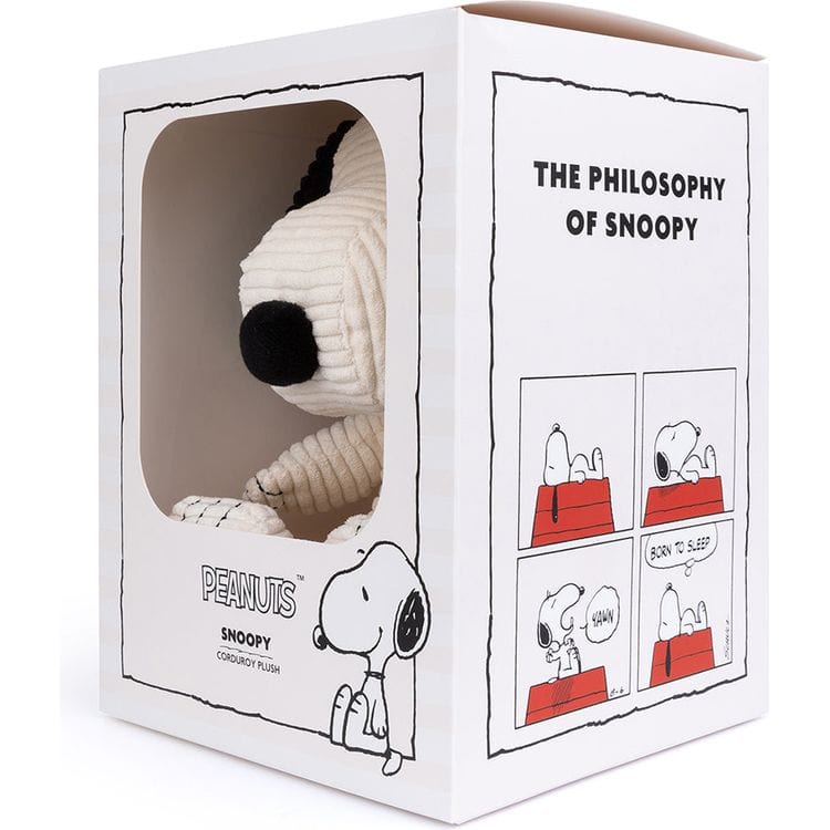 Peanuts Snoopy Sitting Corduroy 11" Plush in Giftbox