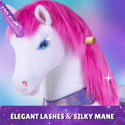 Pink Unicorn Model Y Ride on Toy - 3-4 Years