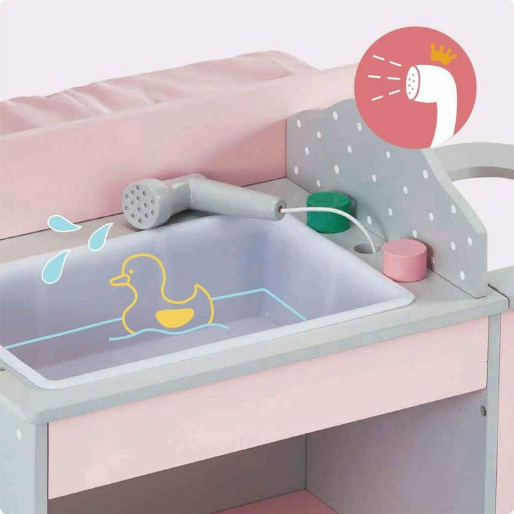 Polka Dots Princess Baby Doll Changing Station