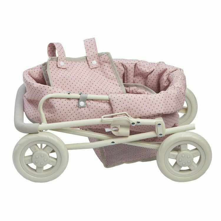 Polka Dots Princess Deluxe Baby Doll Stroller - Pink