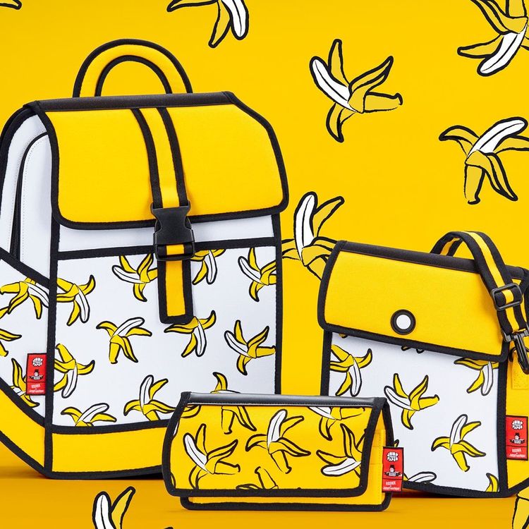 Pop Art Purse - Banana Yellow