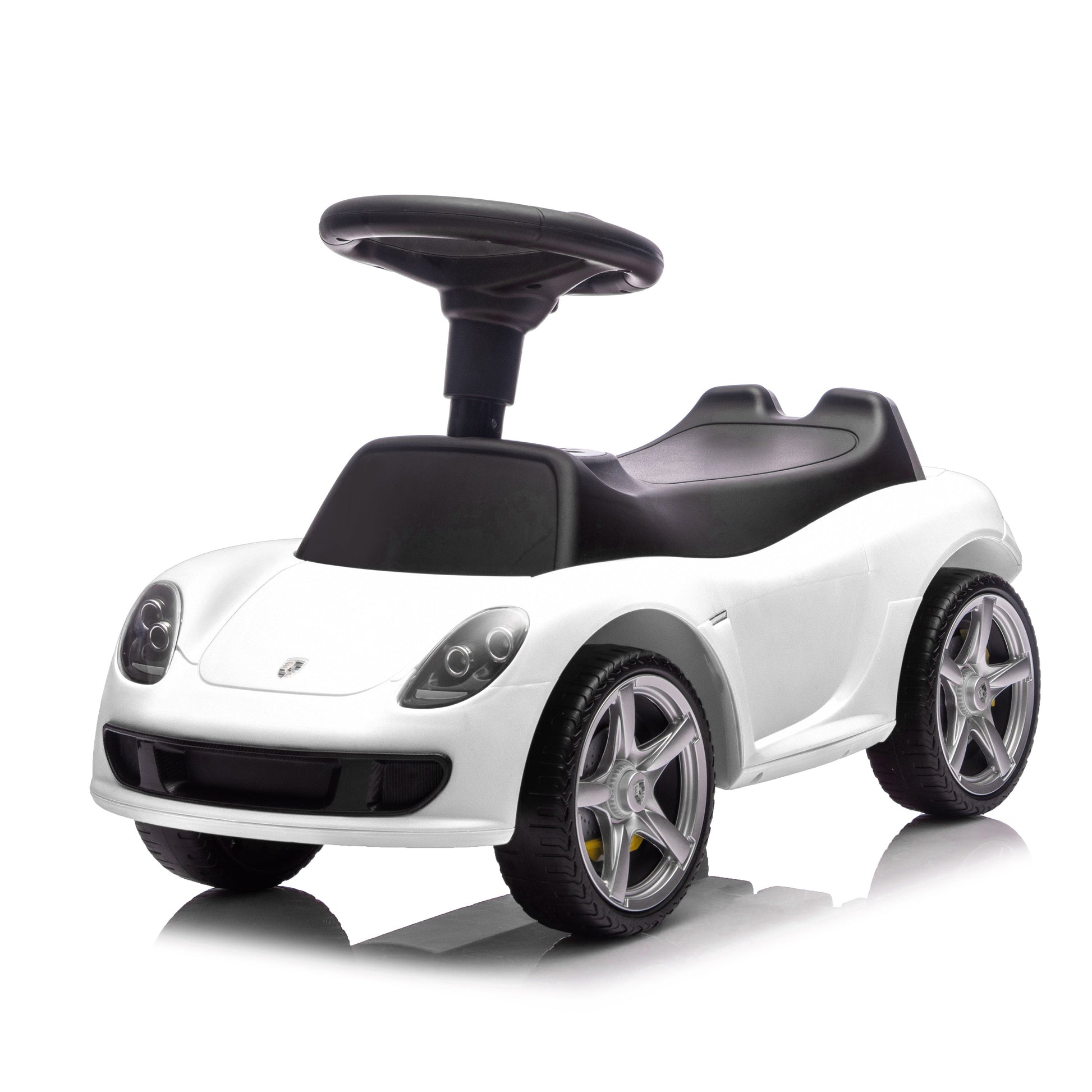 Porsche 911 Carrera GT Foot-to-Floor Ride-On - White