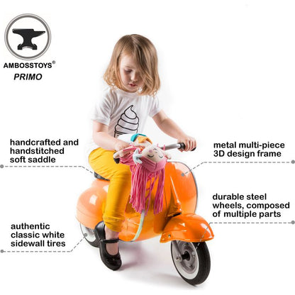 Primo Classic Ride-On Scooter - Orange