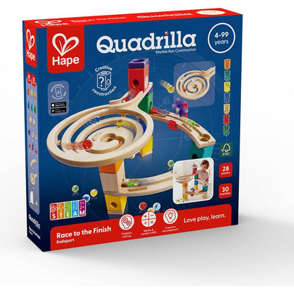 Quadrilla Race to the Finish Marble Run Blocks