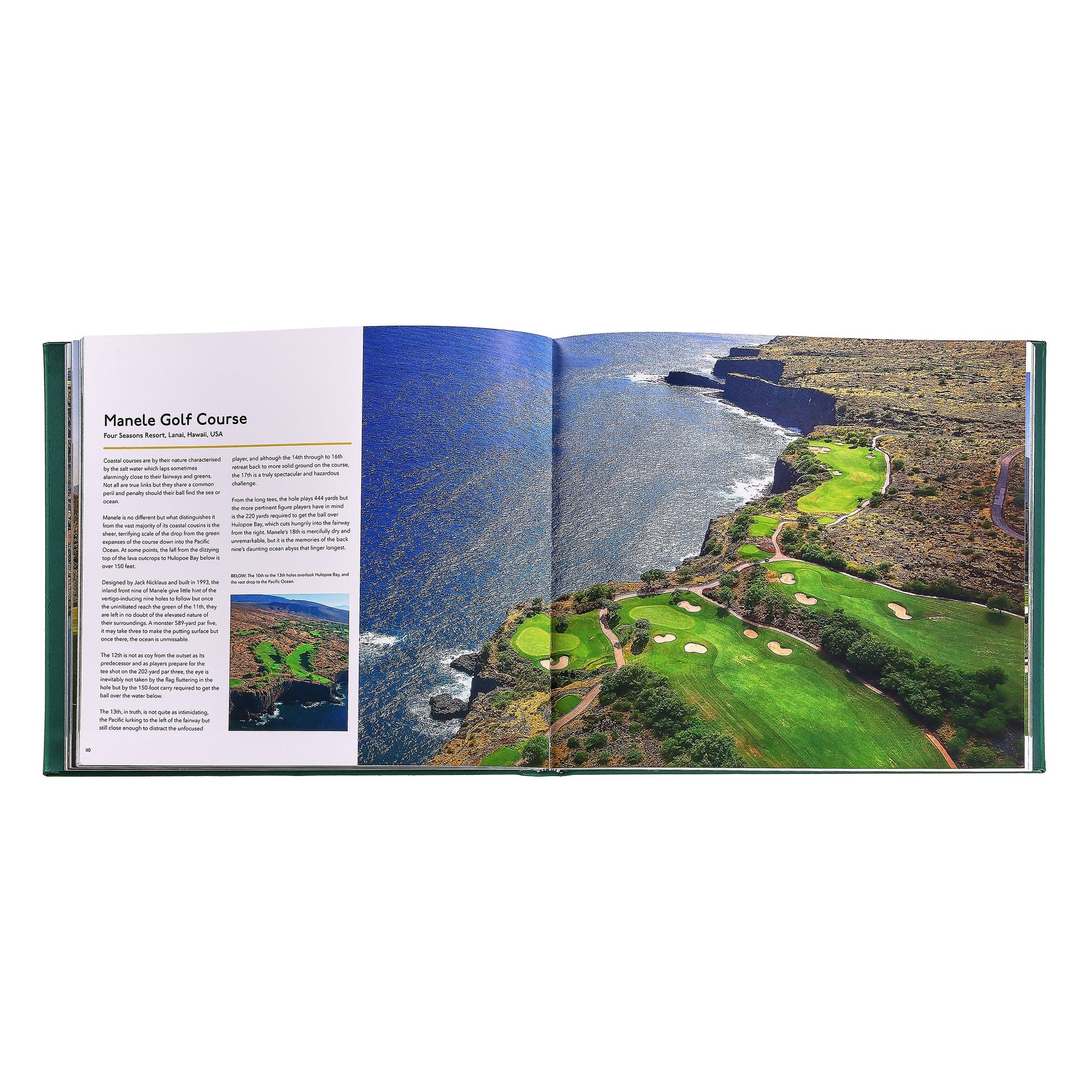 Remarkable Golf Courses Book Leather Edition