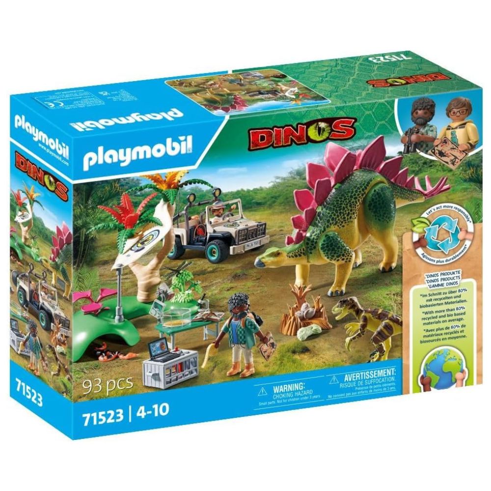 Research Camp with Dinosaurs Playset