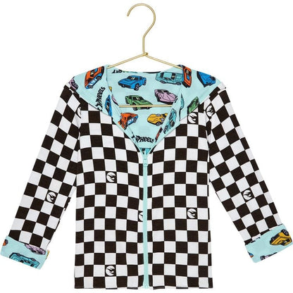 Retro Hot Wheels - Long Sleeve Reversible Kids Jacket