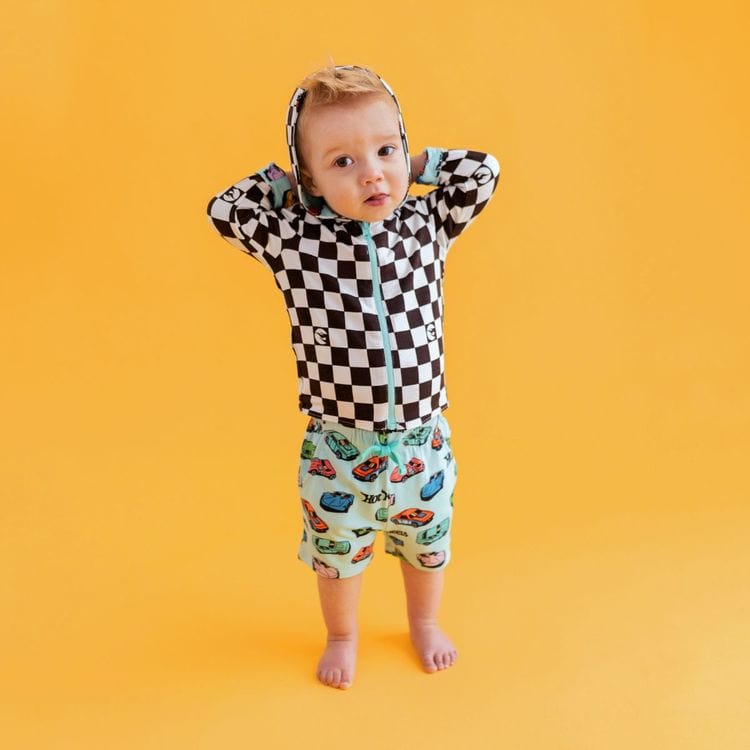 Retro Hot Wheels - Long Sleeve Reversible Kids Jacket
