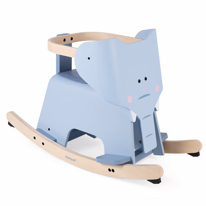 Rocking Elephant with Removable Support