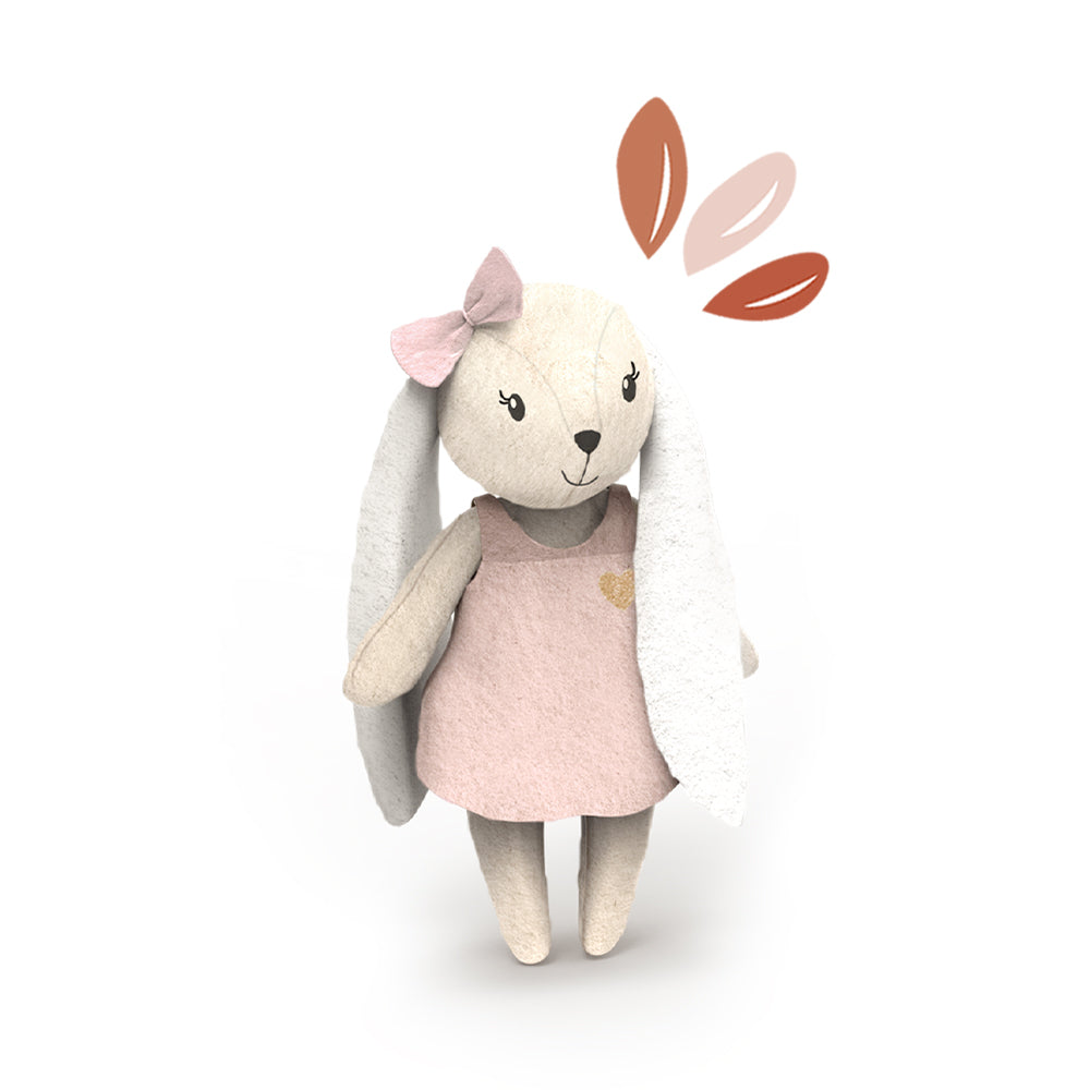 Rabbit Family Doll Set