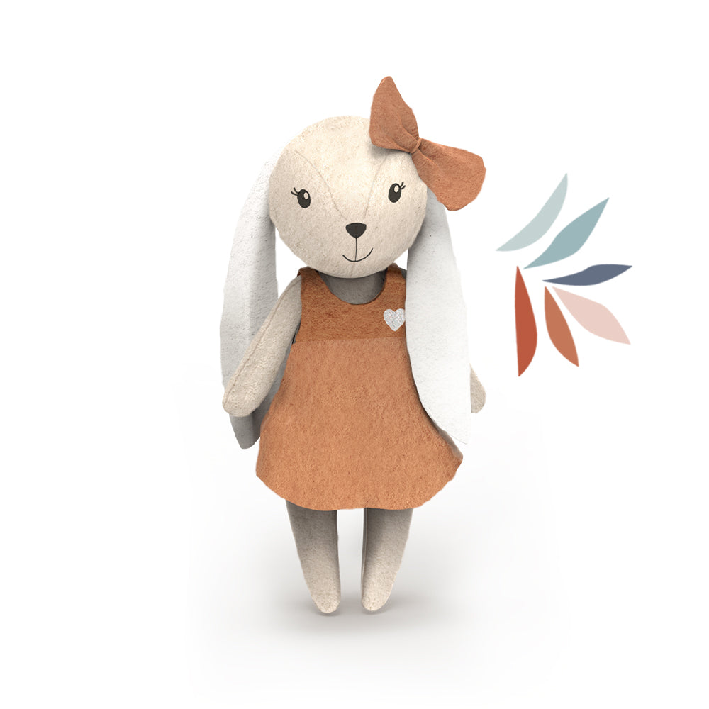 Rabbit Family Doll Set