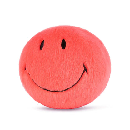 Smiley Bright Coral ECO Fuzzy Plush - 5"