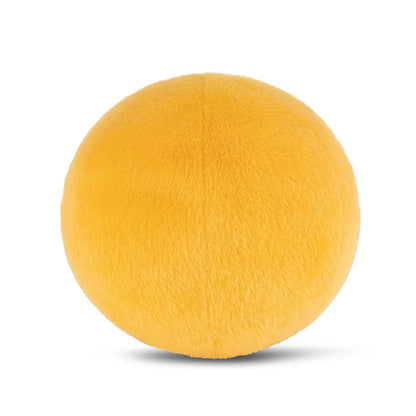 Smiley Bright Yellow ECO Fuzzy Plush - 9"