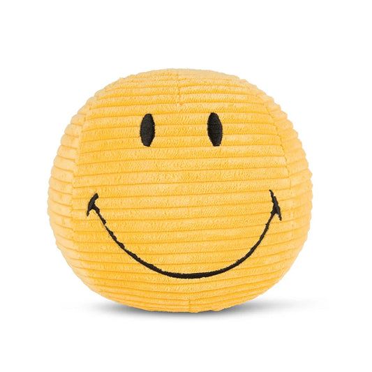 Smiley Yellow Corduroy ECO Plush - 5"
