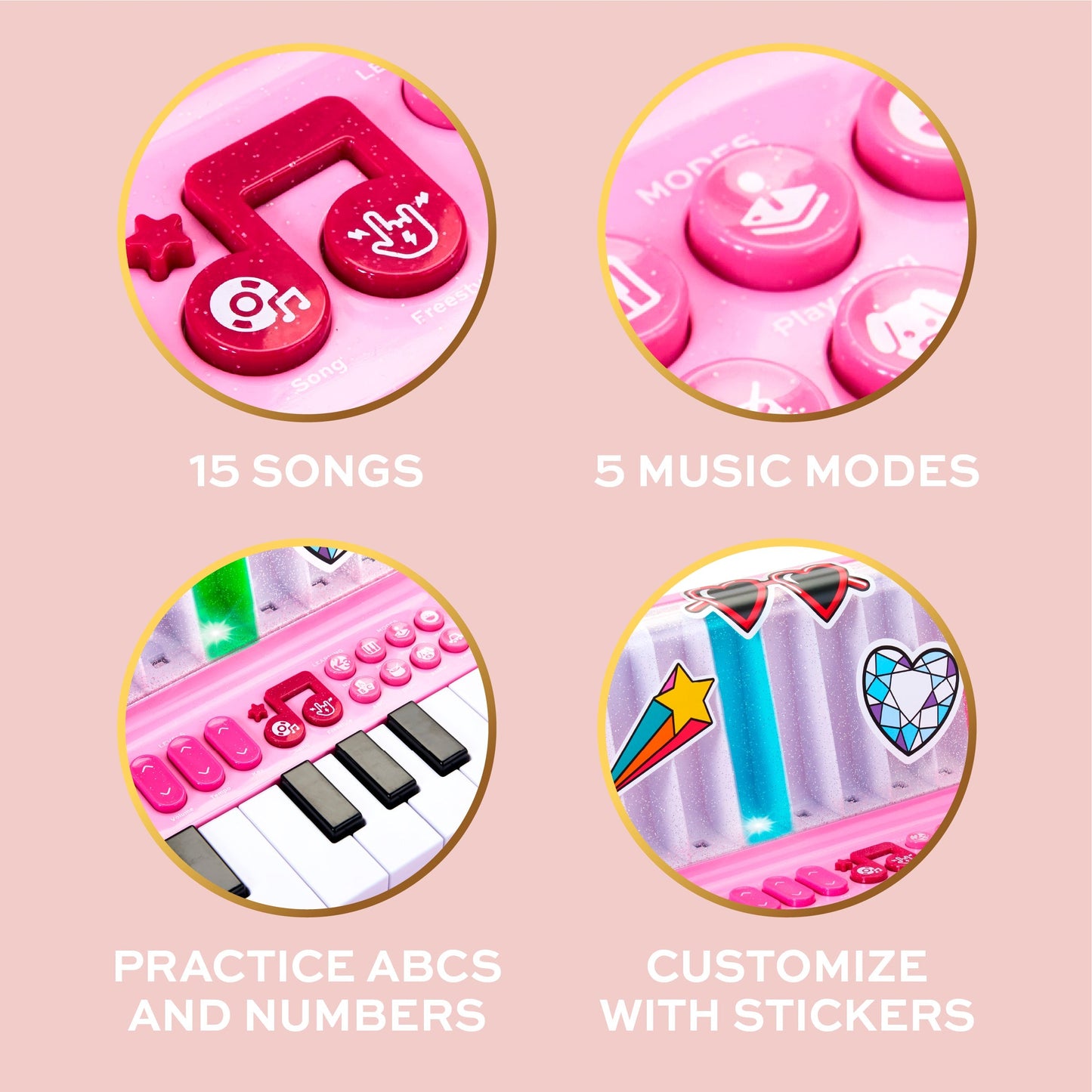 Stage Stars Interactive Piano with Lightshow