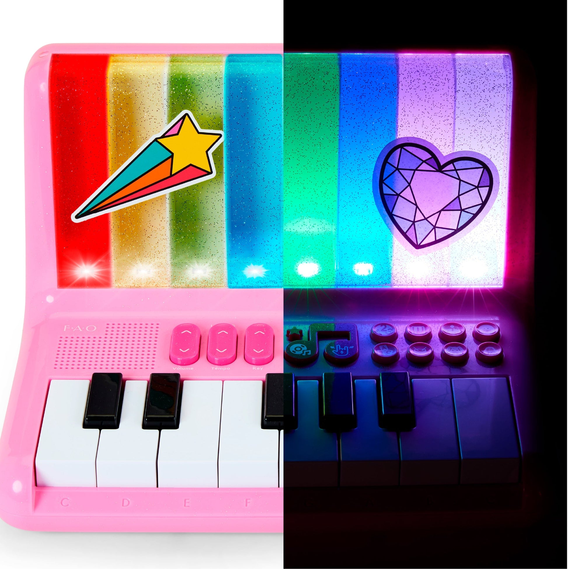 Stage Stars Interactive Piano with Lightshow