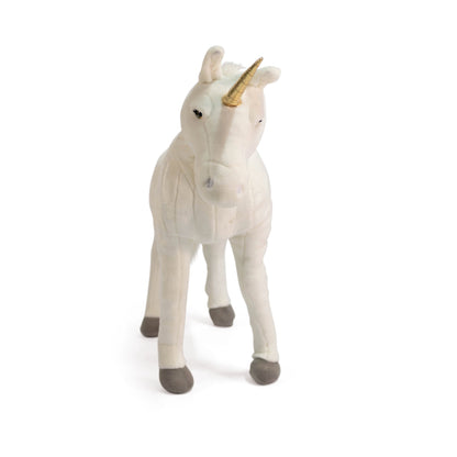 Standing White Unicorn Plush - 31.5"
