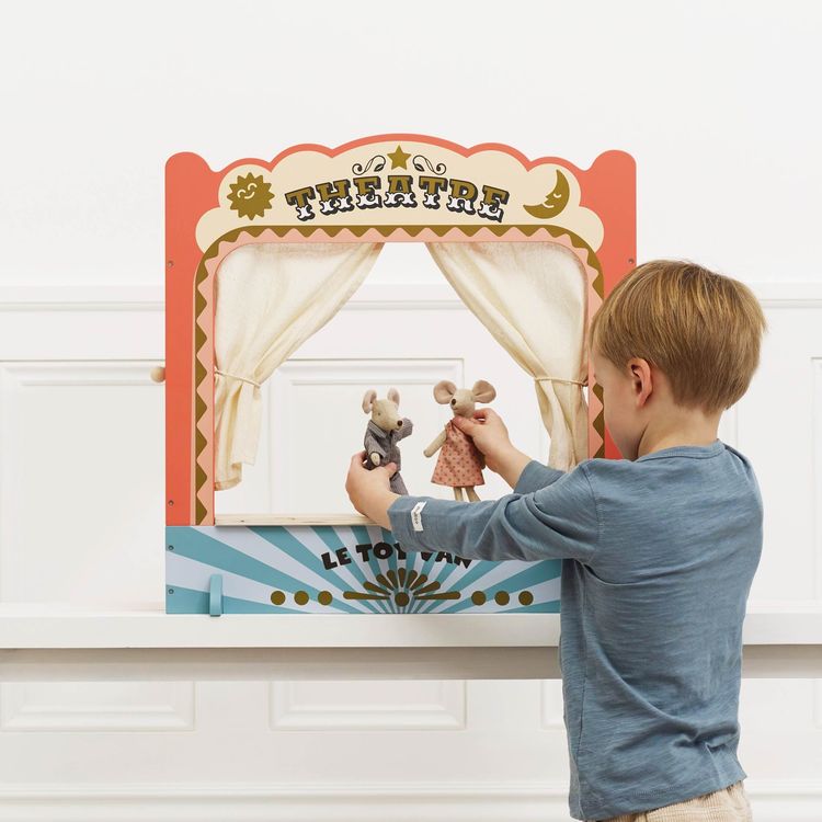 Tabletop Puppet Wooden Theater