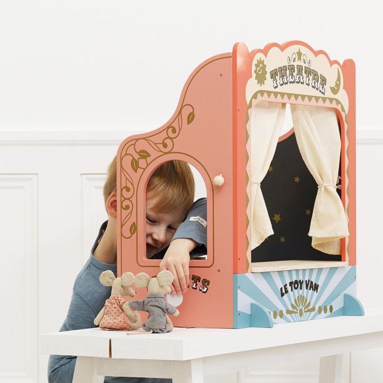 Tabletop Puppet Wooden Theater