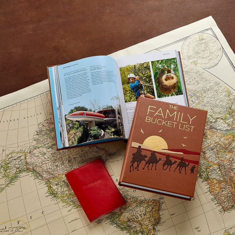 The Family Bucket List Book Leather Edition