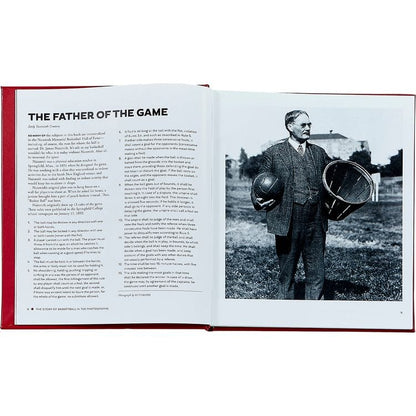 "The Story of Basketball in 100 Photographs" Leather-Bound Book by Sports Illustrated