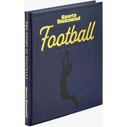 "The Story of Football in 100 Photographs" Book by Sports Illustrated - Navy