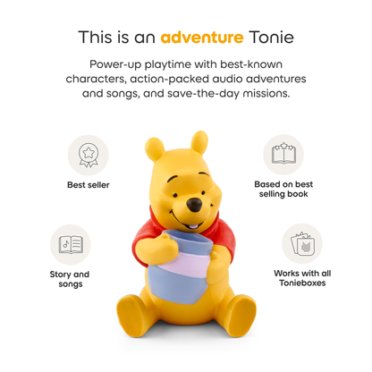 Tonies Disney Winnie the Pooh Toniebox 2 Play Set - Cloud Pink