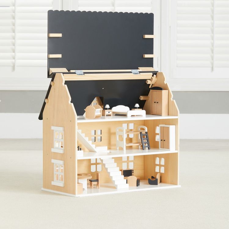 Two-story Wooden Dollhouse