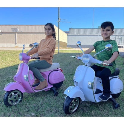 Vespa Scooter 12V White