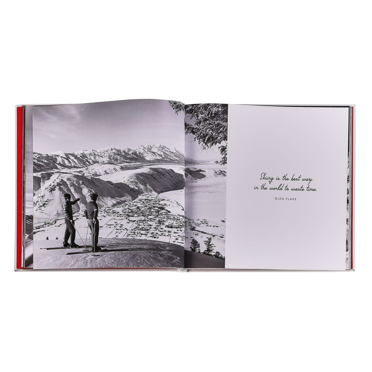 Vintage Skiing Book Leather Edition