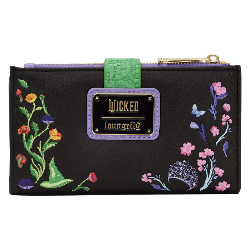 Wicked Glinda & Elphaba Floral & Lace Flap Wallet