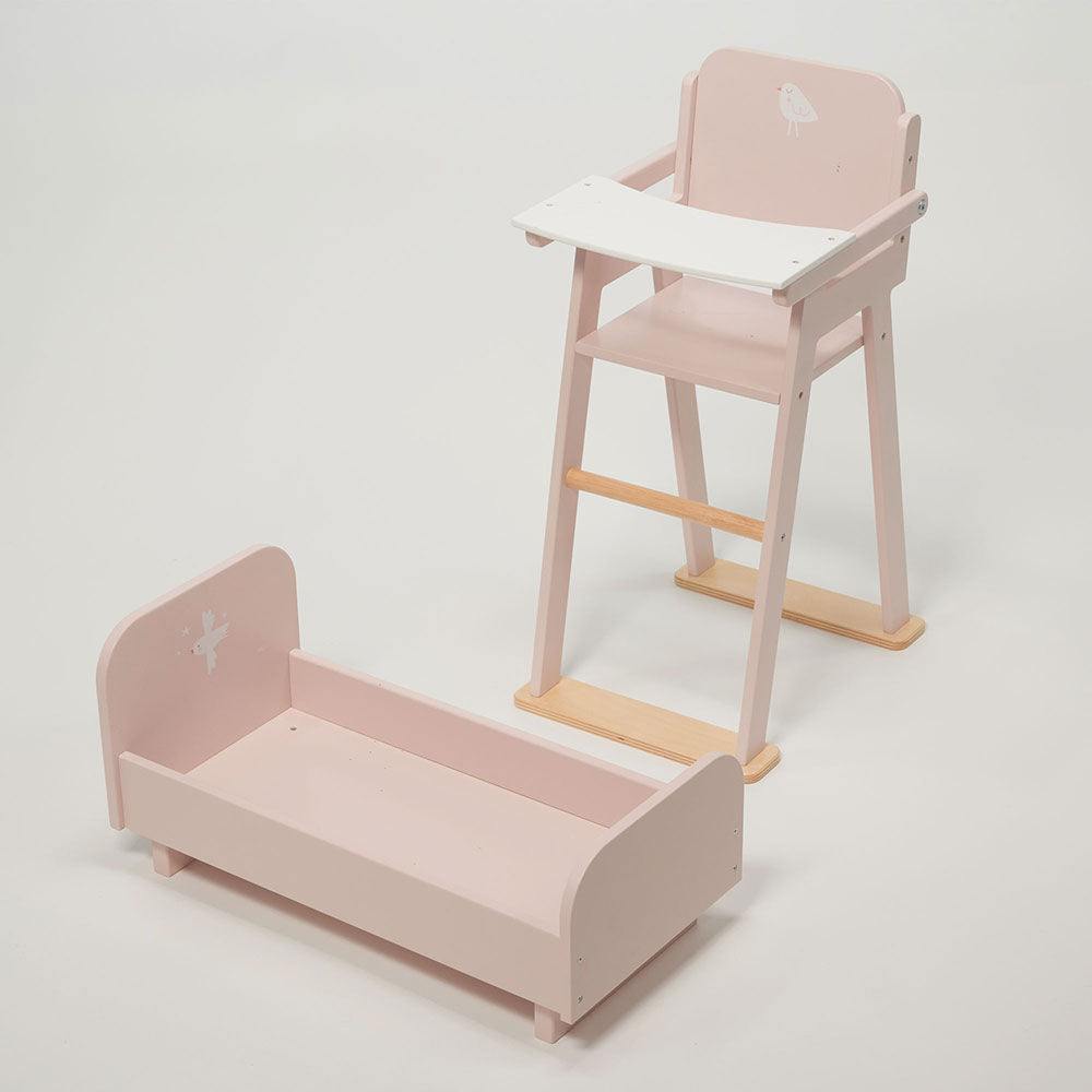 Wood Baby Doll Furniture Bundle