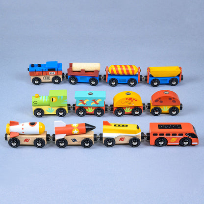 Wood Trains Bundle