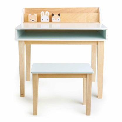 Wooden Desk and Chair