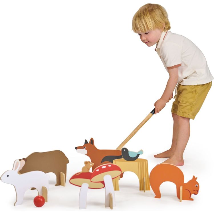 Woodland Animals Indoor Croquet Set